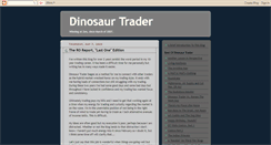 Desktop Screenshot of dinosaurtrader.blogspot.com