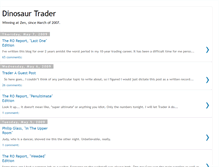 Tablet Screenshot of dinosaurtrader.blogspot.com