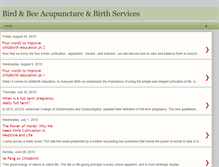 Tablet Screenshot of birdandbeeacupuncture.blogspot.com