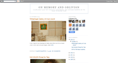 Desktop Screenshot of on-memory-and-oblivion.blogspot.com