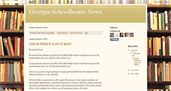 Desktop Screenshot of georgiaschoolhousenews.blogspot.com