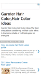 Mobile Screenshot of garnierhaircolors.blogspot.com