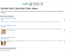 Tablet Screenshot of garnierhaircolors.blogspot.com