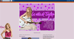 Desktop Screenshot of lavidadetaylor.blogspot.com