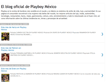 Tablet Screenshot of blogplayboymexico.blogspot.com