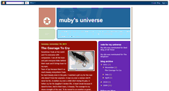 Desktop Screenshot of mubysuniverse.blogspot.com