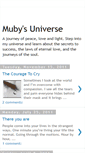 Mobile Screenshot of mubysuniverse.blogspot.com