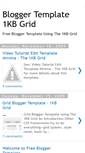 Mobile Screenshot of freebloggertemplate-grid1kb.blogspot.com