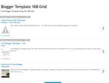 Tablet Screenshot of freebloggertemplate-grid1kb.blogspot.com