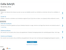 Tablet Screenshot of csillaschrijft.blogspot.com
