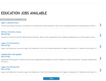 Tablet Screenshot of educationjobsportal.blogspot.com