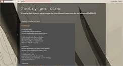 Desktop Screenshot of poetryperdiem.blogspot.com