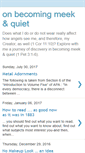 Mobile Screenshot of meek-and-quiet.blogspot.com