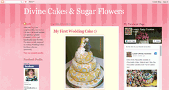Desktop Screenshot of divinecakes-and-sugarflowers.blogspot.com