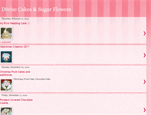 Tablet Screenshot of divinecakes-and-sugarflowers.blogspot.com