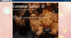 Desktop Screenshot of cutenessgalore.blogspot.com