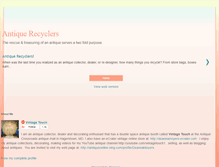 Tablet Screenshot of antiquerecyclers.blogspot.com