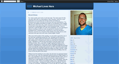 Desktop Screenshot of michaelliveshere.blogspot.com