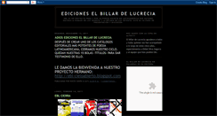 Desktop Screenshot of elbillardelucrecia.blogspot.com