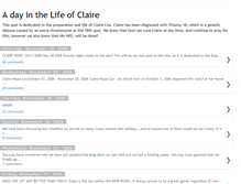 Tablet Screenshot of clairecox.blogspot.com