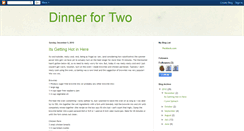 Desktop Screenshot of healthyandcheapdinnerfortwo.blogspot.com