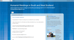 Desktop Screenshot of humanistweddingssouthandwestscotland.blogspot.com