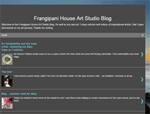 Tablet Screenshot of frangipanihouse-art.blogspot.com