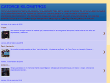 Tablet Screenshot of catorcekilometros.blogspot.com