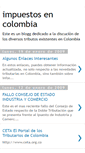 Mobile Screenshot of impuestosencolombia.blogspot.com