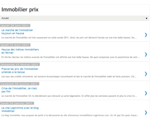 Tablet Screenshot of immobilier-prix.blogspot.com