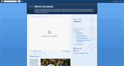 Desktop Screenshot of nikolakarabatic.blogspot.com