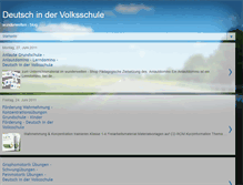 Tablet Screenshot of deutsch-volksschule.blogspot.com