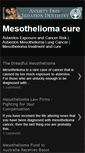 Mobile Screenshot of lungcancer-mesothelioma-cure.blogspot.com