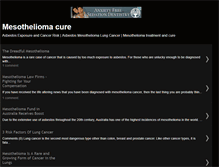 Tablet Screenshot of lungcancer-mesothelioma-cure.blogspot.com