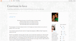 Desktop Screenshot of continueinlove.blogspot.com