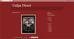 Desktop Screenshot of culpadirect.blogspot.com