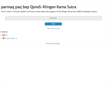 Tablet Screenshot of klingonkamasutra.blogspot.com