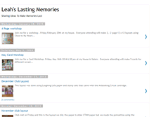 Tablet Screenshot of leahslastingmemories.blogspot.com