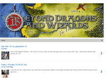 Tablet Screenshot of beyonddragonsandwizards.blogspot.com