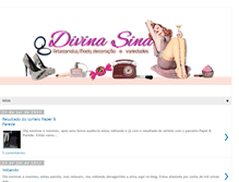 Tablet Screenshot of divinasina.blogspot.com