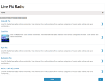 Tablet Screenshot of live-fm-radio.blogspot.com
