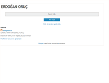Tablet Screenshot of erdoganoruc.blogspot.com