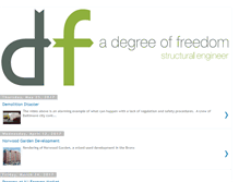 Tablet Screenshot of adegreeoffreedom.blogspot.com