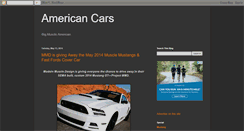 Desktop Screenshot of american-cars.blogspot.com