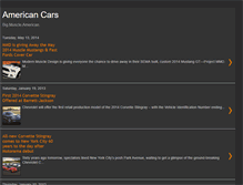 Tablet Screenshot of american-cars.blogspot.com