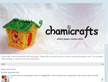 Tablet Screenshot of chamicrafts.blogspot.com