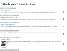 Tablet Screenshot of bethsjourneythroughseminary.blogspot.com