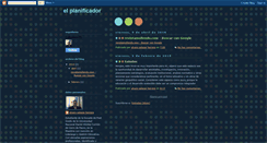 Desktop Screenshot of elplanificadoreducativo.blogspot.com