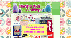 Desktop Screenshot of nieshakidswear.blogspot.com