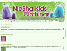 Tablet Screenshot of nieshakidswear.blogspot.com